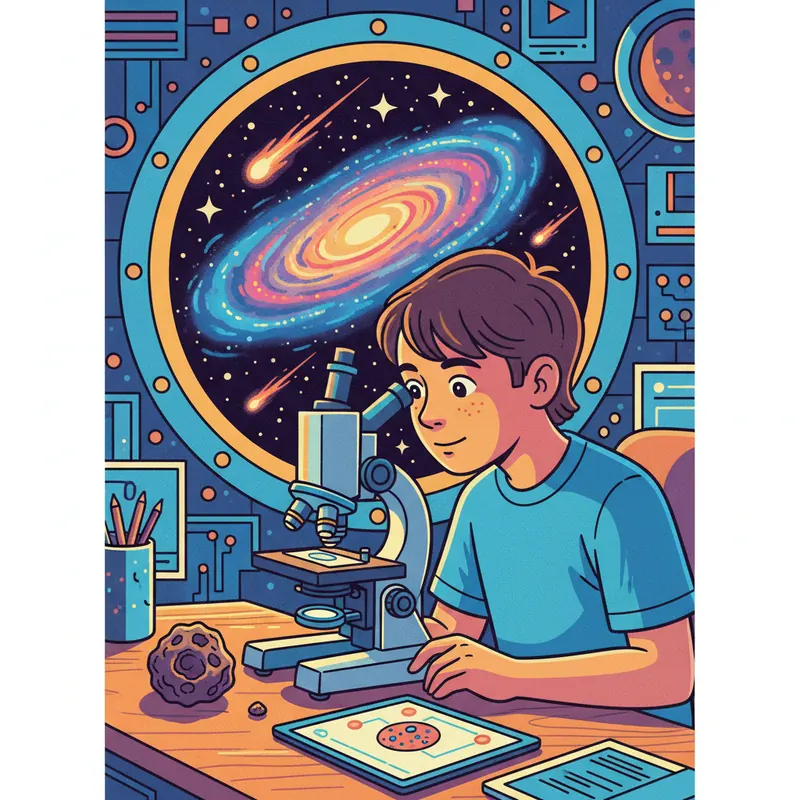 איך לגלות את סודות החלל: מדריך לצפייה במטאוריטים במיקרוסקופ!