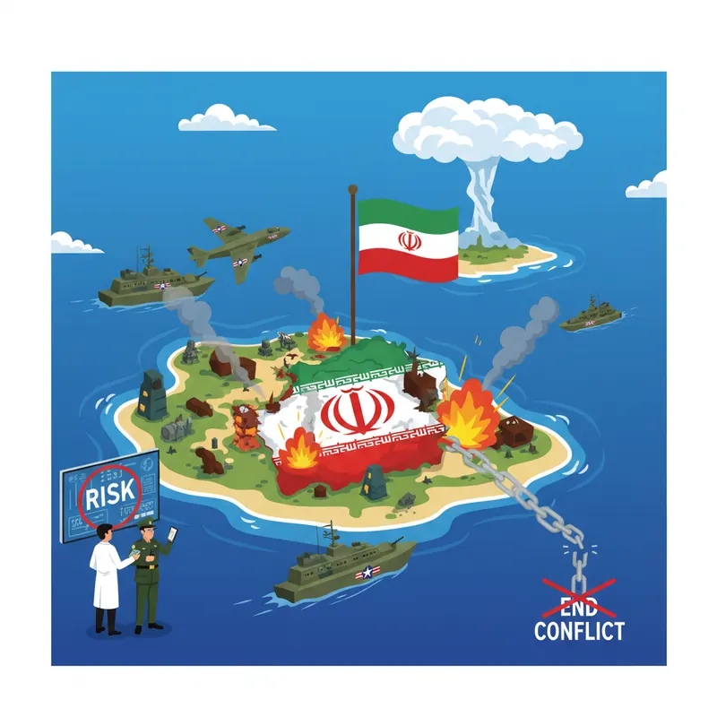 מומחים: כיבוש אי איראני עלול לסכן חיי ארה"ב ולא לסיים סכסוך