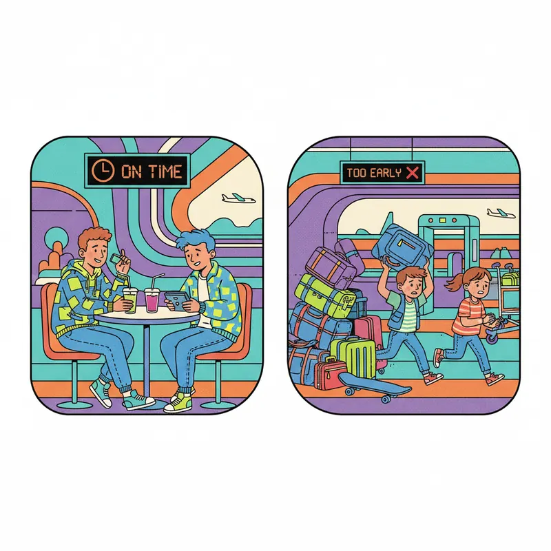 אל תמהרו לשדה התעופה: למה כדאי להגיע בזמן ולא מוקדם מדי?