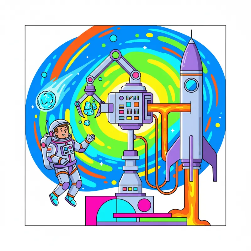 נאס"א מגלה: איך להפוך קרח בחלל לדלק לטילים?