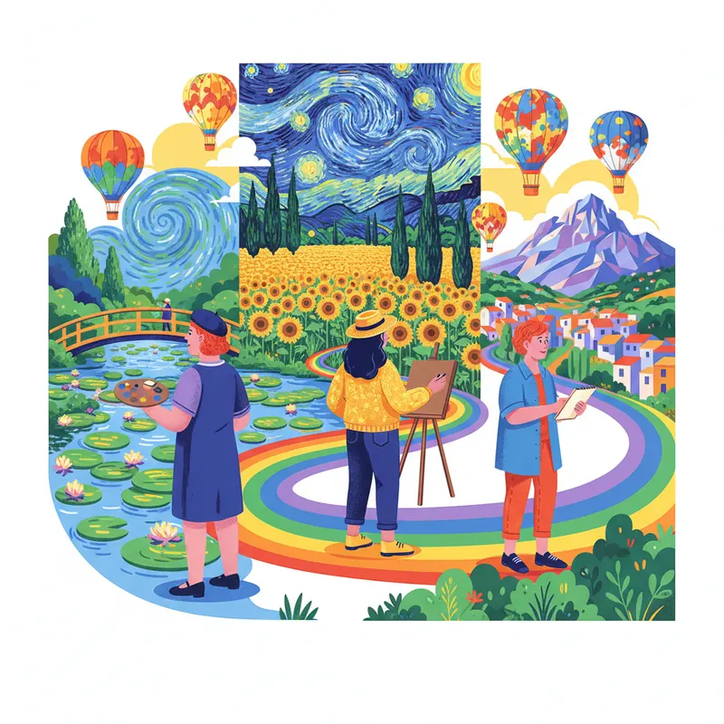 מסע קסום בצרפת בעקבות הציירים הגדולים: מונֶה, ואן גוך וסזאן