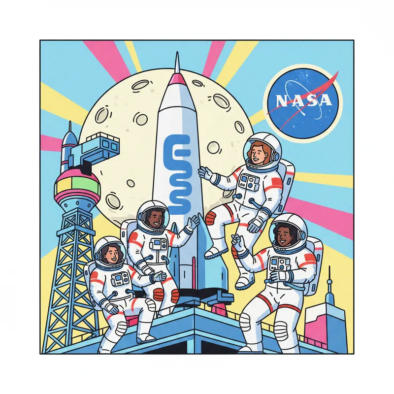 נאס"א מתכוננת לשיגור משימת ארטמיס 2 לירח עם אסטרונאוטים!