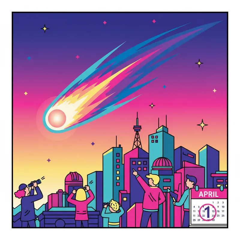 כוכב שביט חדש יאיר את השמיים באפריל – אולי אפילו ביום!