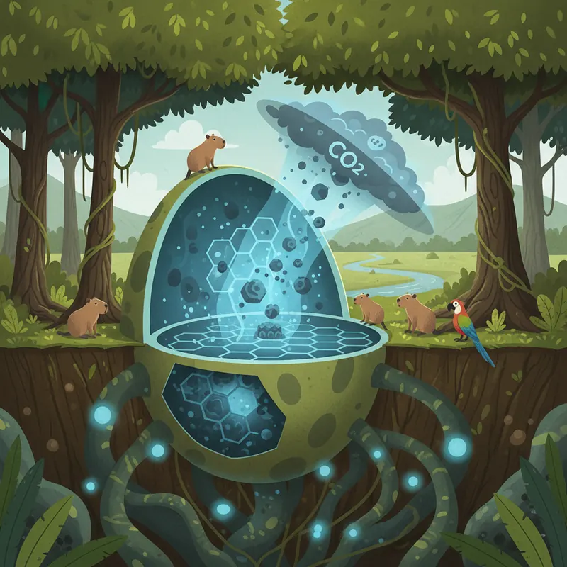 ביצת-על בברזיל: ביצות סודיות אוגרות פחמן כמו גיבורי-על!