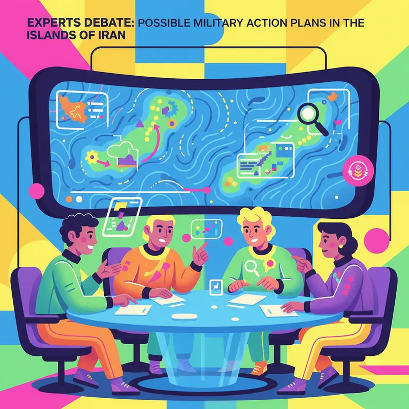 מומחים דנים: תוכניות אפשריות לפעולה צבאית באיים באיראן