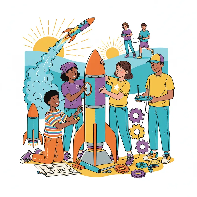 בונים ומשגרים: המדריך המגניב לטילי צעצוע משלכם!