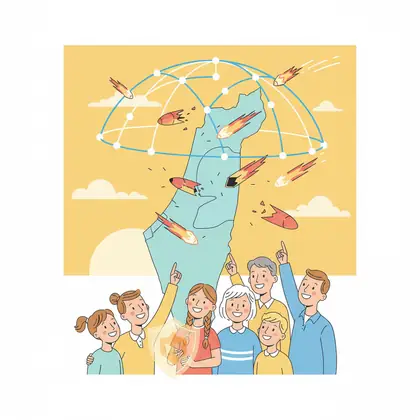 טילים מאיראן נורו לעבר ישראל: שברים נפלו במרכז הארץ, אך בנס איש לא נפגע