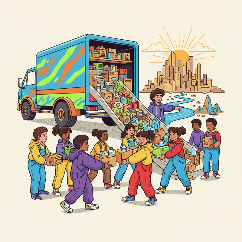 מאמצים להכניס סיוע לעזה: הצלת חיים במצב קשה