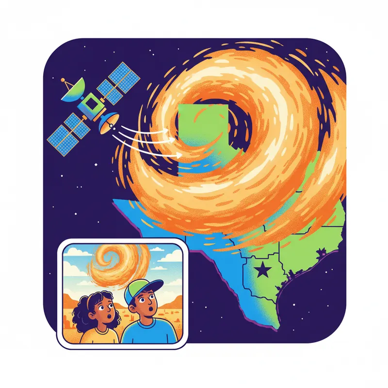 סופת אבק ענקית בטקסס: נאס"א תיעדה מהחלל