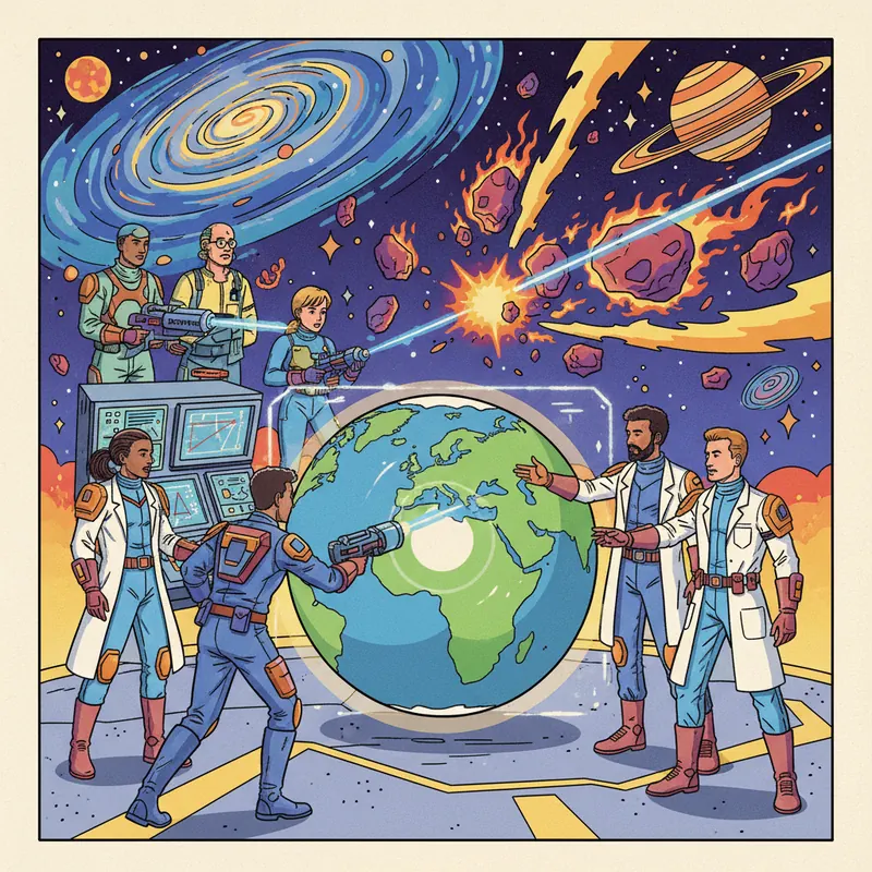 מדענים מגנים על כדור הארץ מפני אסטרואידים!