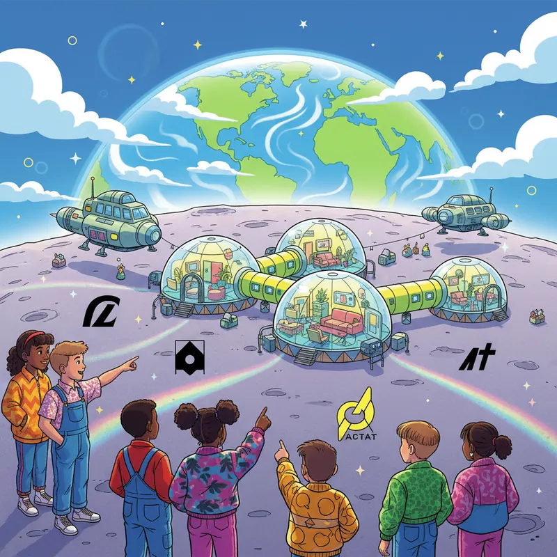 בתים מתנפחים על הירח? חברות חלל משקיעות מיליונים!