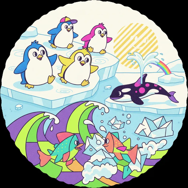 פינגווינים חמודים וקרב טבע מרתק!