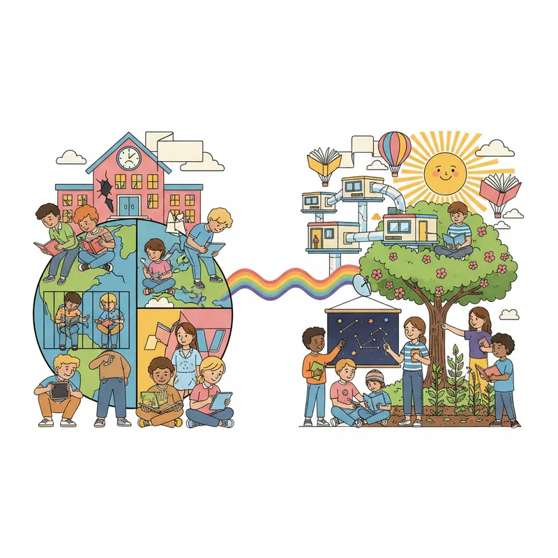 מיליוני ילדים בעולם לא הולכים לבית הספר – אבל יש גם חדשות טובות!